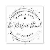 Moderne Gastgeschenk Hochzeit Permastempel (Design)