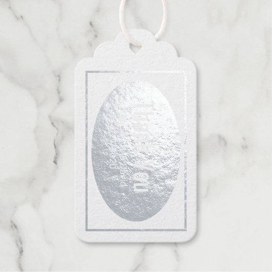 Moderne Gastgeschenk Hochzeit Vielen Dank Geschenkanhänger (Vorderseite)