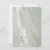 Moderne geben Dank an die Freunde einladen Grün Einladung (Rückseite)