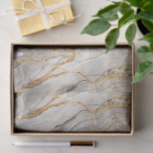 Moderne geborstene Goldmarmor Seidenpapier (Geschenk)