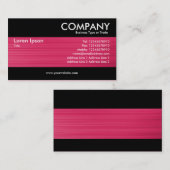 Moderne - gebürstete Krimson Textur Visitenkarte (Vorne/Hinten)