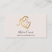 Moderne Geburt Postpartum Doula Midfrau Stillzeit Visitenkarte (Vorderseite)