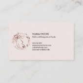 Moderne Geburt Postpartum Doula Midfrau Stillzeit Visitenkarte (Rückseite)