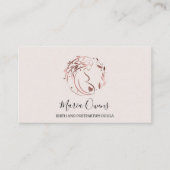 Moderne Geburt Postpartum Doula Midfrau Stillzeit Visitenkarte (Vorderseite)