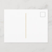 Moderne Geburtsankündigung Postkarte (Rückseite)