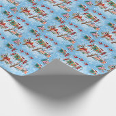 Moderne Geburtshäuser - Weihnachtsgeschenk Wrap Geschenkpapier (Ecke)