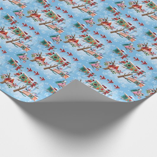 Moderne Geburtshäuser - Weihnachtsgeschenk Wrap Geschenkpapier (Ecke)