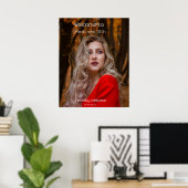 Moderne Geburtstagsfeier Foto Willkommen Elegantes Poster (Heimbüro)