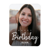 Moderne Geburtstagsgrüße ersetzen Foto Post Magnet (Vertikal)