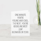 Moderne Geburtstagsparty Funny Mama Vater Karte (Vorderseite)