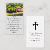 Moderne Gedächtniskirchenkarte Visitenkarte (Vorne/Hinten)