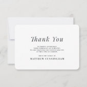 Moderne Gedächtniskunst Dankeskarte (Vorderseite)