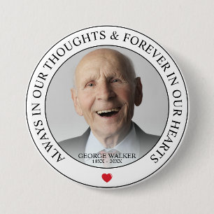 Moderne Gedächtnisurkunde für das Foto   Beerdigun Button