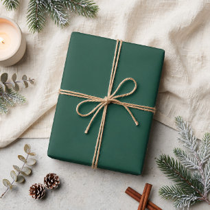 Moderne gedämpfte grüne Geschenkpapierrolle Geschenkpapier