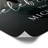 Moderne Gedenkfeier-Foto-Erinnerung Poster (Ecke)