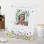 Moderne Gedenkfeier zum Leben Sockelschild (In Situ)