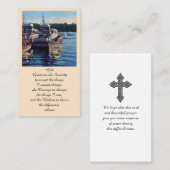 Moderne Gedenkfeier zur Lebenskarte Visitenkarte (Vorne/Hinten)