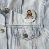 Moderne Gedenkfoto Andenken in Liebe Button (Beispiel)