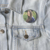 Moderne Gedenkfoto-Tribut-Andenken-Design Button (Beispiel)