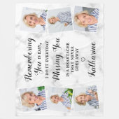 Moderne Gedenkstätte Achtung FotoCollage Fleecedecke (Vorderseite)