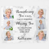 Moderne Gedenkstätte Achtung FotoCollage Fleecedecke (Vorderseite (Horizontal))