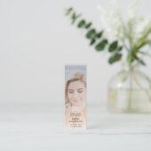 Moderne Gedenkstätte | Beerdigung Gedicht Mini Les Visitenkarte (Stehend Vorderseite)