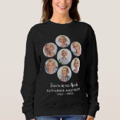 Moderne Gedenkstätte Custom 7 Picture Erinnerung Sweatshirt (Vorderseite)