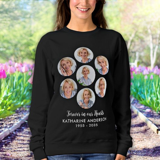 Moderne Gedenkstätte Custom 7 Picture Erinnerung Sweatshirt