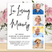 Moderne Gedenkstätte für Hochzeiten Personalisiert Poster