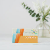 Moderne gefaltete PapierVisitenkarte Visitenkarte (Stehend Vorderseite)