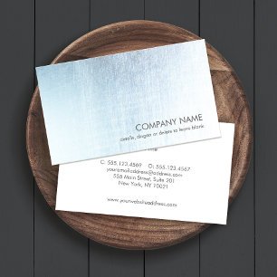 Moderne, gegossene Metallic Look Business Card Visitenkarte