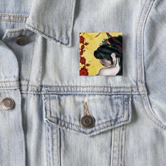 Moderne Geisha Button (Beispiel)