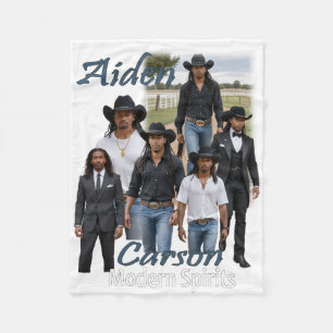 Moderne Geister Aiden Carson Cover Art Sherpa Thro Fleecedecke