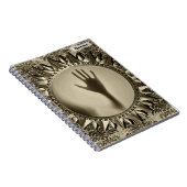 Moderne Geisterhand-Reflektion - Beängstigender Br Notizblock (Rechte Seite)