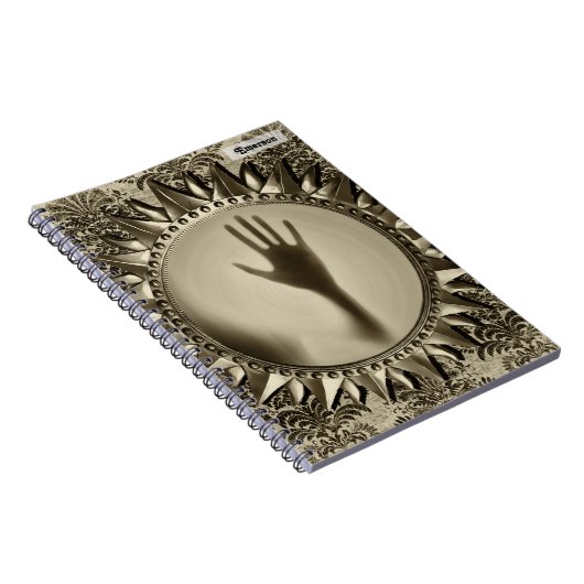 Moderne Geisterhand-Reflektion - Beängstigender Br Notizblock (Rechte Seite)