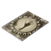 Moderne Geisterhand-Reflektion - Beängstigender Br Notizblock (Linke Seite)