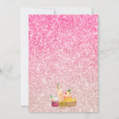 Moderne, geistliche Cocktails, Aquarellöffnung Einladung (Rückseite)