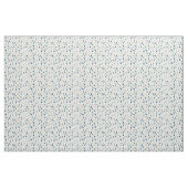 Moderne Gekritzel-gemustertes Gewebe (blaues Grau) Stoff (Fat Quarter (45,7 x 55,9 cm))