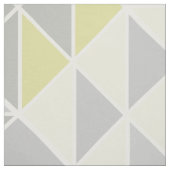 Moderne Gelb-Abstrakte Dreieck-Fabrik Stoff (Muster)