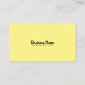 Moderne Gelb- und SchwarzCircle Paw Print Dog Walk Visitenkarte (Rückseite)