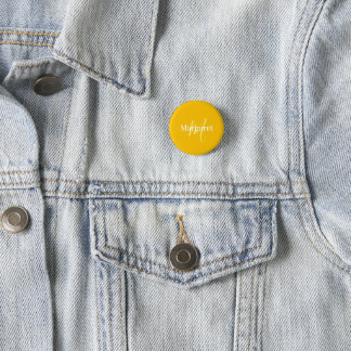 Moderne gelbe benutzerdefinierte Name Button