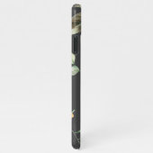 Moderne gelbe Blumen & Kraft Personalisiertes Gesc iPhone Hülle (Rechte Seite)