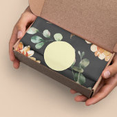Moderne gelbe Blumen Muster Geschenkpapier