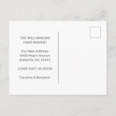 Moderne gelbe Einzigartigkeit einfach haben wir ne Postkarte (Rückseite)