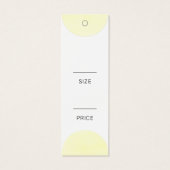 Moderne gelbe Farbe - Preis für soziale Medien (Rückseite)