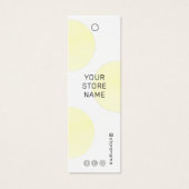 Moderne gelbe Farbe - Preis für soziale Medien (Vorderseite)