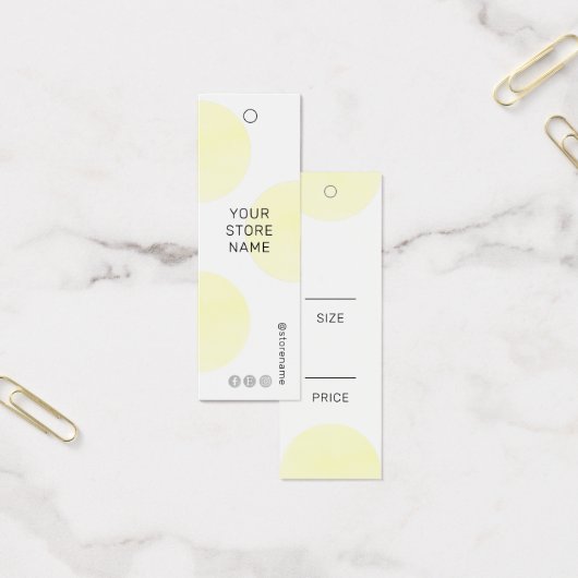 Moderne gelbe Farbe - Preis für soziale Medien (Büro)