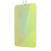 Moderne gelbe geometrische Gradation Autolufterfrischer (Links)