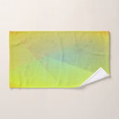 Moderne gelbe geometrische Gradation Badhandtuch Set (Handtuch)