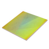 Moderne gelbe geometrische Gradation Fliese (Seite)